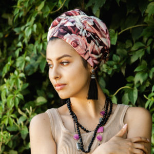 Turbante Pétalos del Ocaso
