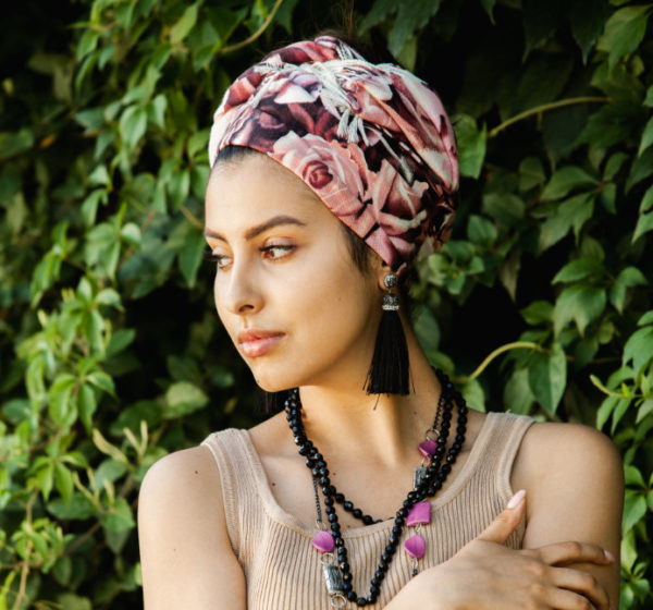 Turbante Pétalos del Ocaso